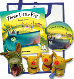 Three Little Pigs (Hard Cover) Storybag